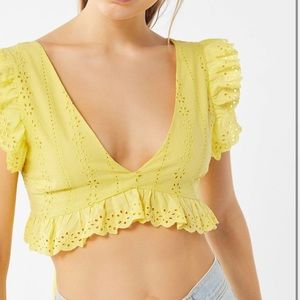 Finders Keepers eyelet top